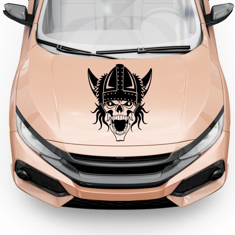 Viking - na kapotu - vinylová samolepka na auto