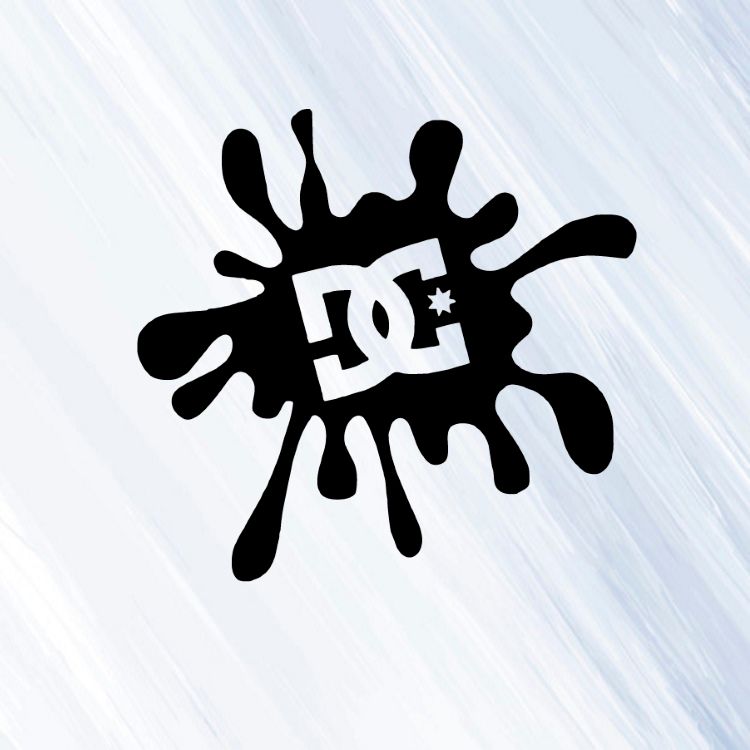 DC Shoes kaňka - vinylová samolepka na auto