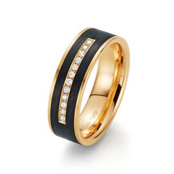 Schwarzgoldener Ring