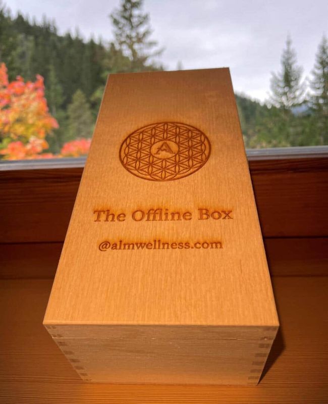 Die Offline Box bietet die Möglichkeit, das Handy den ganzen Tag über wegzulegen und sich ganz der Natur hinzugeben.