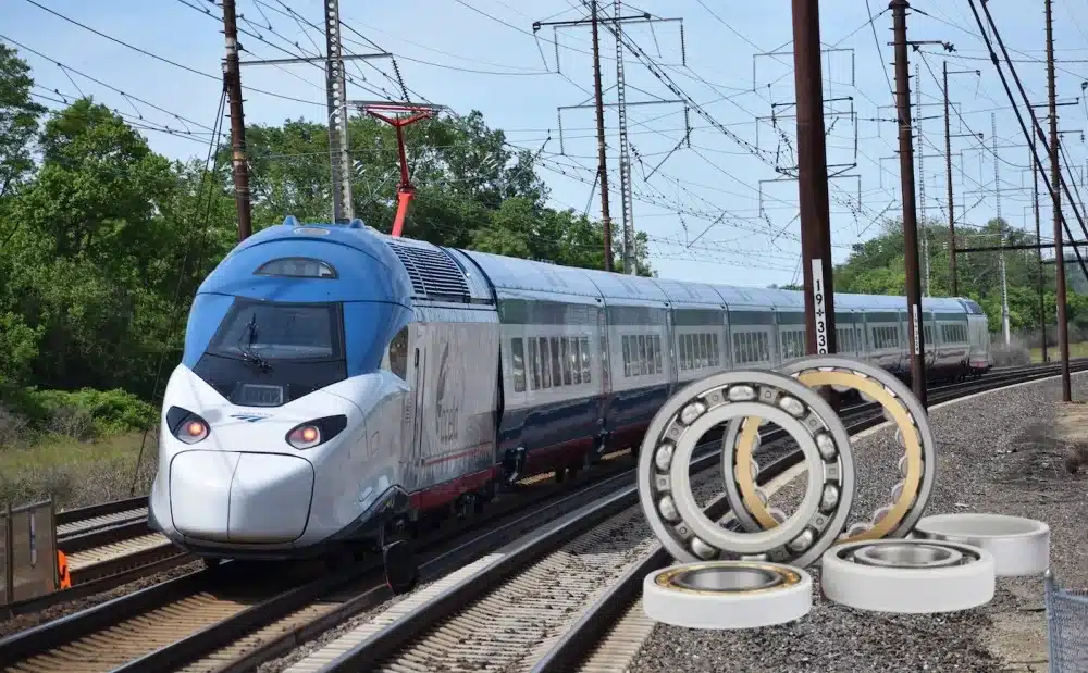 railway-insolated-bearing a railway and some insolated bearing used in traction motor