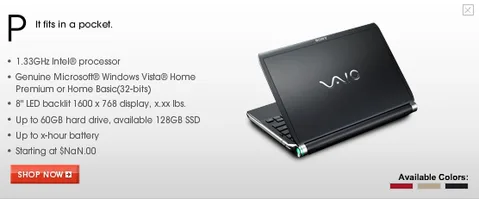 Sony Vaio P-serisi “netbook”lar duyuruldu
