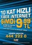 Tellcom’dan 10 Kat Hızlı “Fiber İnternet” 9.99 TL