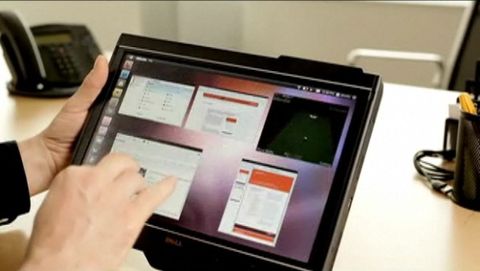 Ubuntu 10.10’un çoklu dokunma destekli Unity kullanıcı arayüzü gösteride – Video