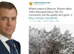 Rusya cumhurbaşkanı Dimitri Medvedev’den Samsung Galaxy Tab’in kamerasına dair izlenimler