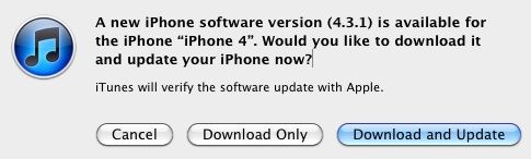 Apple ufak hataları gideren iOS 4.3.1 yazılımını yayınladı