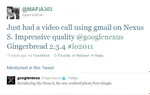 Android telefonlarına özel Google Talk uygulamasına video görüşme desteği gelebilir