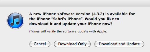 Apple iOS 4.3.2 güncellemesini yayınladı, hemen arkasından iOS 4.3.2 için jailbreak çözümü geldi