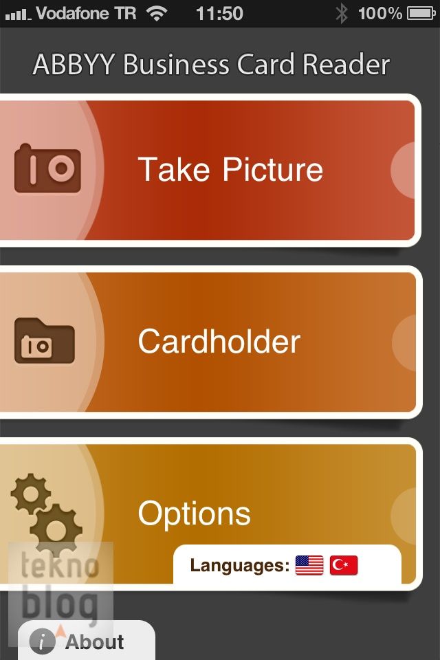 Mobil Uygulama İncelemesi: ABBYY Business Card Reader [iPhone]