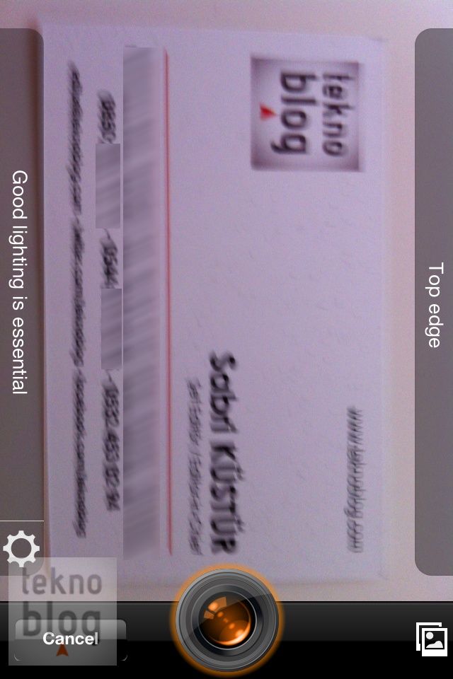 Mobil Uygulama İncelemesi: ABBYY Business Card Reader [iPhone]