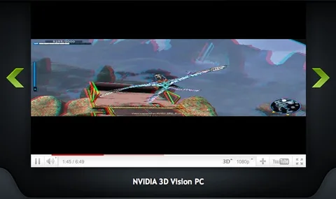 NVIDIA 3D Vision destekli makinelerle YouTube üzerinde 3D video keyfi – Video