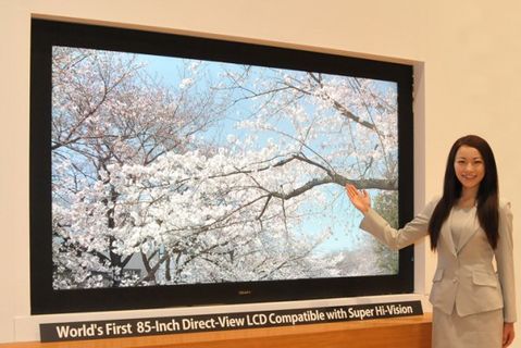 Sharp dünyanın ultra yüksek çözünürlüklü ilk HDTV prototipini görücüye çıkardı – Video