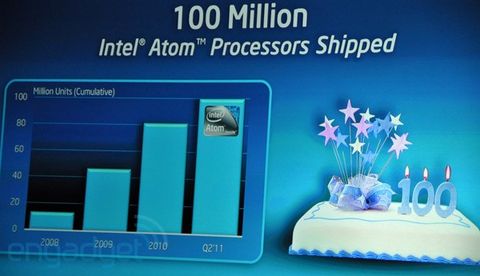 Intel Atom işlemcilerin üçüncü yaşını 100 milyonluk dağıtım rakamıyla kutladı