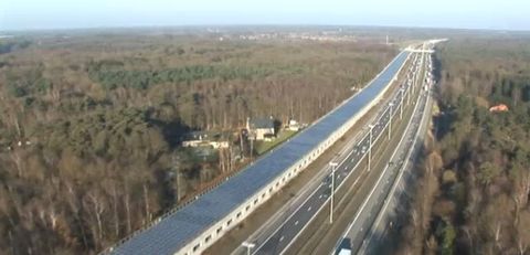 Avrupa’nın ilk güneş tüneli Belçika’daki tren hattında açıldı