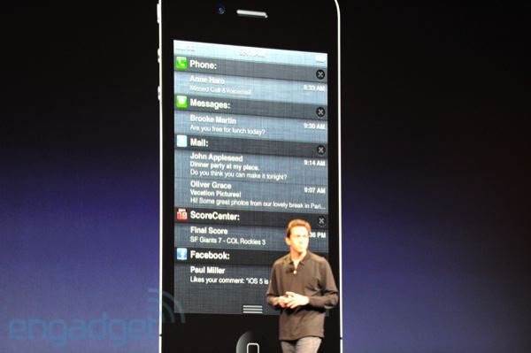 iOS 5 yeni bir bildirim sistemiyle geliyor: Notification Center