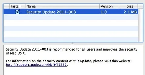 Apple MacDefender tehlikesini gidermeyi amaçlayan güvenlik güncellemesini yayınladı
