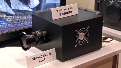 NHK 33 megapiksel CMOS sensörlü Ultra HD video kamera prototipini tanıtıyor – Video