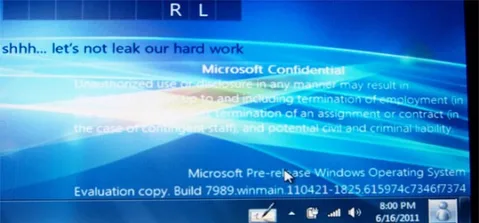 Windows 8’in 7989 sürümünün görüntüleri sızdı, beta sürümü yakın