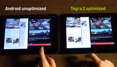Zinio’nun yeni Honeycomb uygulaması Tegra’nın donanım hızlandırma nimetlerinden faydalanıyor – Video