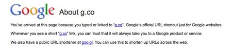 Google’dan kendi ürünleri için yeni bir kısaltma: G.Co
