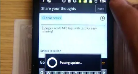 Google+ Android uygulamasında NFC ile kolay içerik paylaşımı – Video