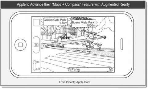 Apple’ın patent başvurusu harita ve pusula özelliklerini arttırılmış gerçeklikle buluşturuyor