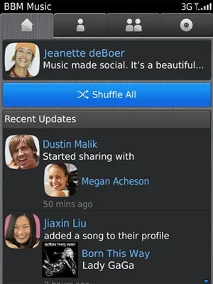 RIM BBM Music servisini resmen duyurdu