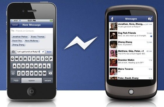 Facebook’tan iPhone ve Android için ayrı bir mesajlaşma uygulaması: Facebook Messenger