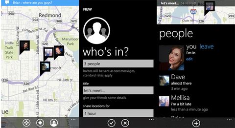 Microsoft’tan Bing Haritalar destekli konum paylaşım uygulaması: We’re in