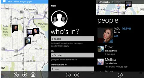 Microsoft’tan Bing Haritalar destekli konum paylaşım uygulaması: We’re in