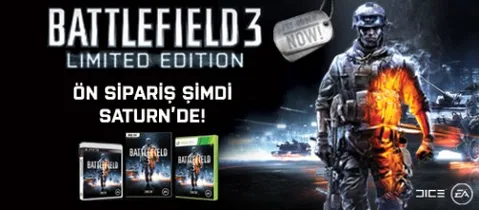 Saturn Battlefield 3 Limited Edition için ön siparişleri almaya başladı