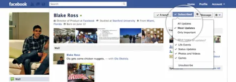 Facebook’a Twitter’ınkine benzer abonelik modeli eklendi