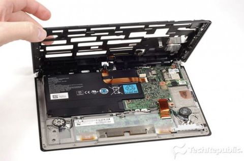 Sony Tablet S’in içinde eşsiz donanım bileşenleri gizli