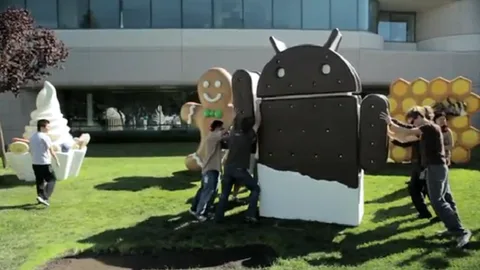 Ice Cream Sandwich heykeli Google’ın merkez yerleşkesine dikildi – Video