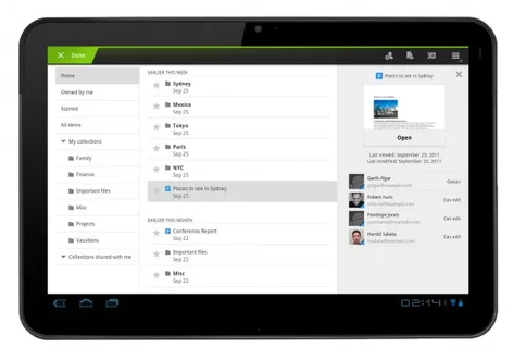 Google Docs artık Android tabletleri de destekliyor