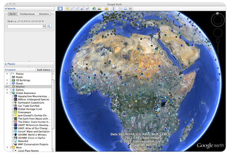 Google Earth yazılımı 1 milyar kez indirildi