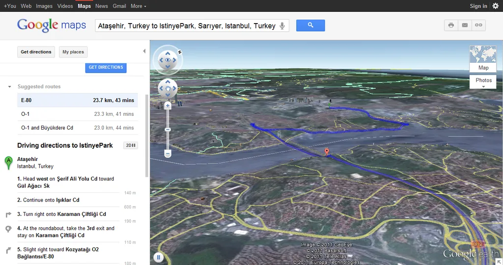 Google Haritalar’a helikopter görünüm özelliği eklendi