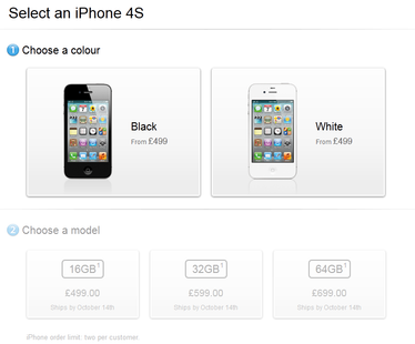 Apple’ın yeni akıllı telefonu iPhone 4S yurtdışında ön siparişe sunuldu
