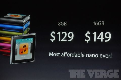 iPod nano çeşitli güncellemeler kazandı, artık kol saati gibi kullanılabilecek