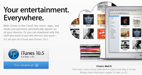 Apple bulut destekli iTunes 10.5 güncellemesini yayınladı