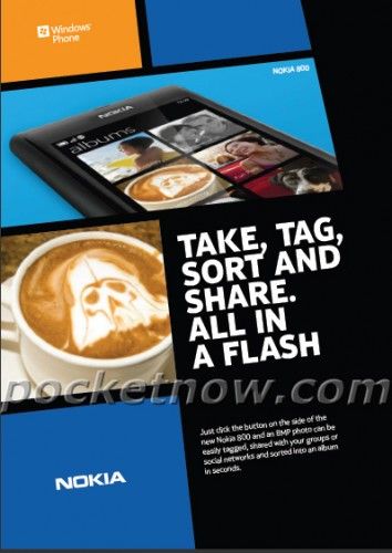 Nokia 800 Windows Phone cihazının tanıtımları internete sızdı