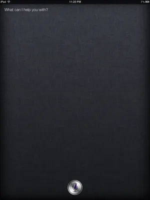 Siri iPad’de de çalıştırıldı, ancak cevap yok