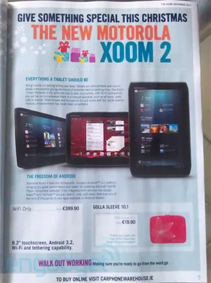 Motorola Xoom 2’nin reklamı ortaya çıktı, tablet yılsonuna doğru piyasaya çıkabilir