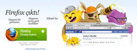 Twitter’da arama destekli Firefox 8 resmen yayınlandı