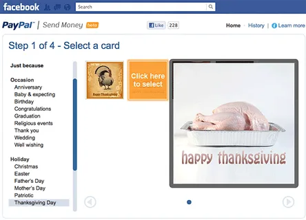 PayPal’dan Facebook’a özel para gönderme uygulaması