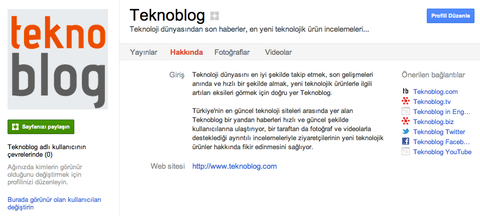 Google+ Sayfalar özelliği açıldı, Teknoblog’un Google+ sayfasını çevrenize ekleyin – Video