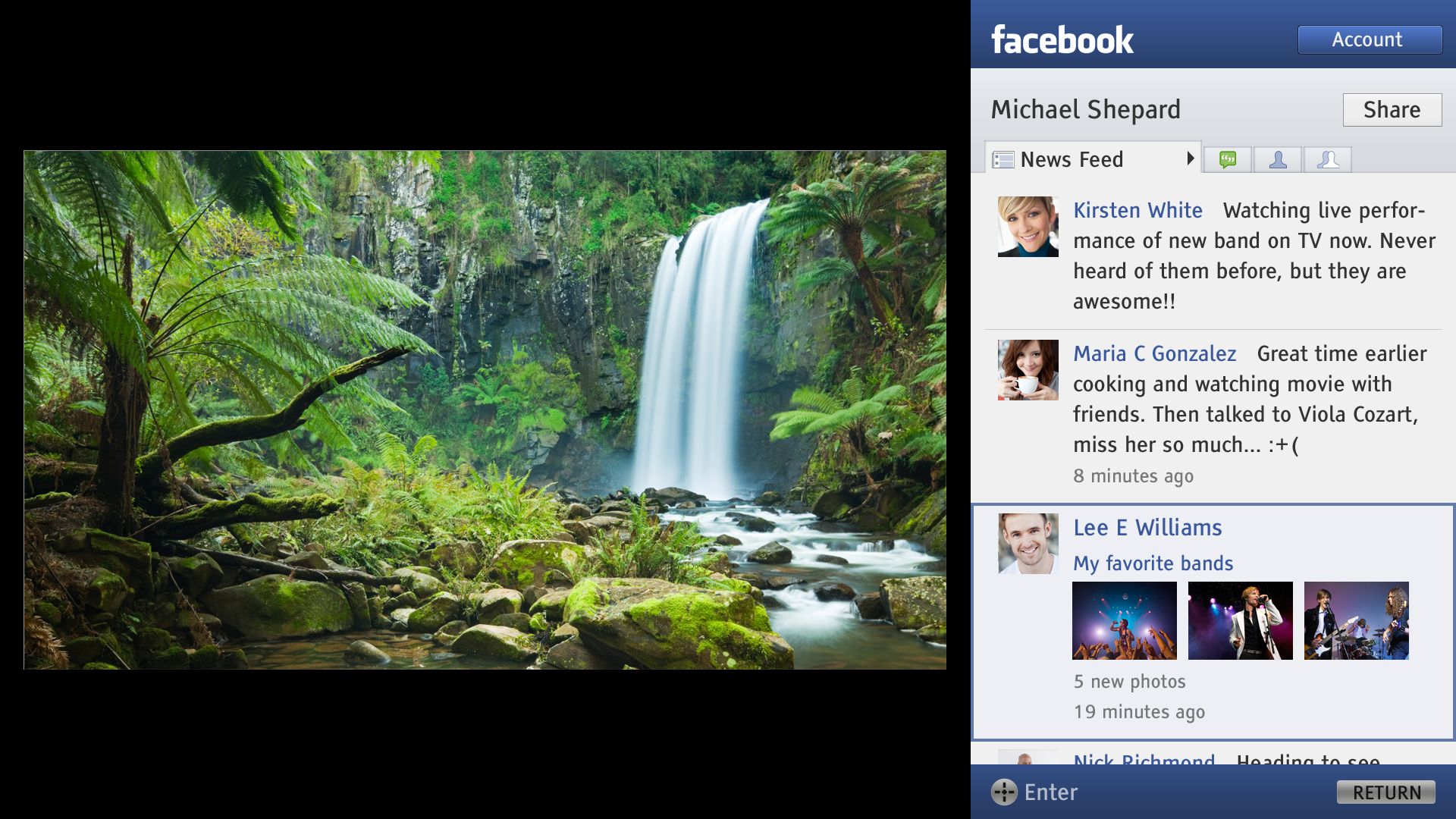 Sony BRAVIA akıllı TV’lere Facebook ve Twitter entegrasyonu, YouTube HD video desteği