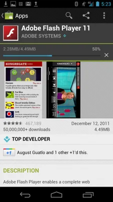 Android 4.0 için Adobe Flash Player 11 güncellemesi yayınlandı