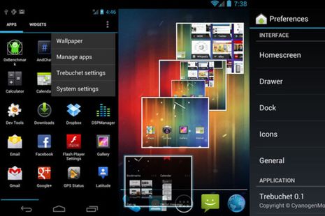 CyanogenMod 9’un başlatıcısı Trebuchet’in alfa sürümü Android 4.0.3 cihazları için yayınlandı