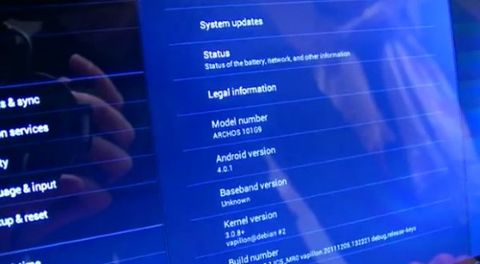 Ice Cream Sandwich yüklü tablet Archos G9 görüntülendi – Video